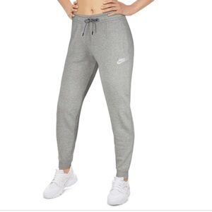 Nike Essential Pants Regular Fleece Dark Grey Heather/White